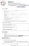 ARALEC Bulletin d'adhésion 2026